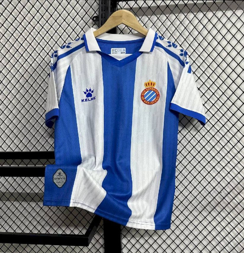 2025/26 Mens RCD Espanyol Home Jersey