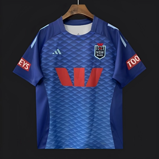2026 NSW Blues Royal Blue to Sky Blue Gradient with Diamond Pattern Women's Jersey