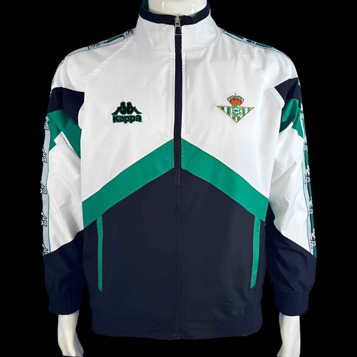 96/97 Real Betis White/Black Windbreaker