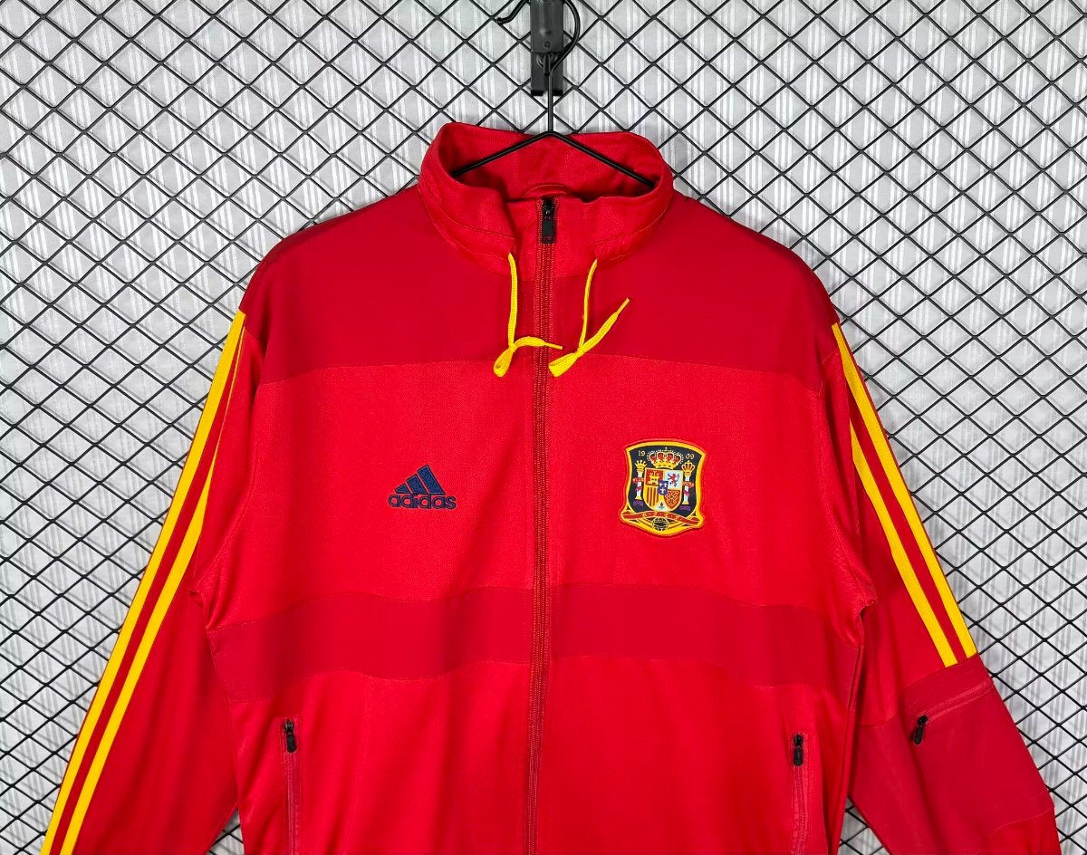 Retro 2010 Spain Home Full Zipper Jacket