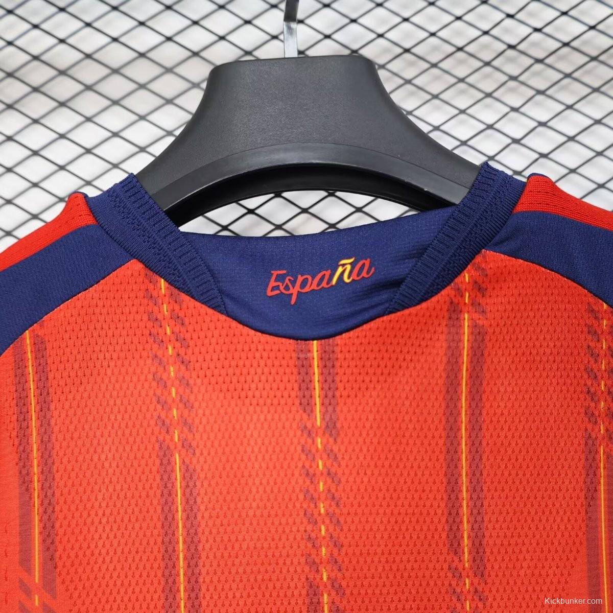 Player Version 2026 Spain Home Women Jersey