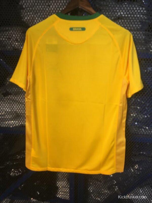 Retro 2010 Brazil Home Jersey