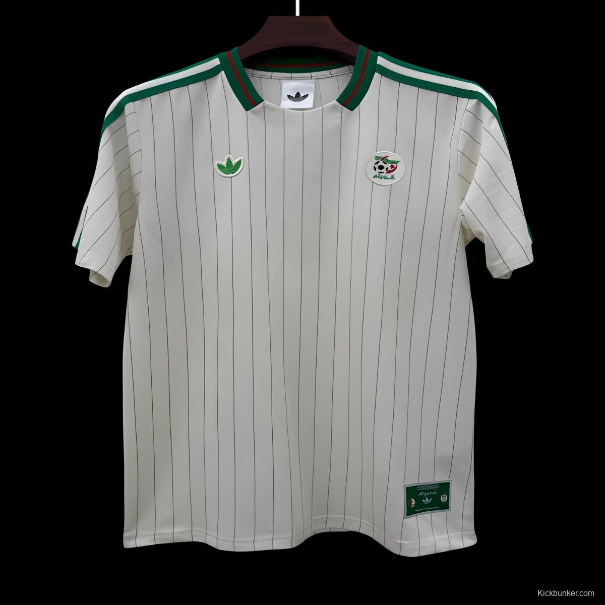 2026 Algeria Adidas Terrace Icons White Jersey
