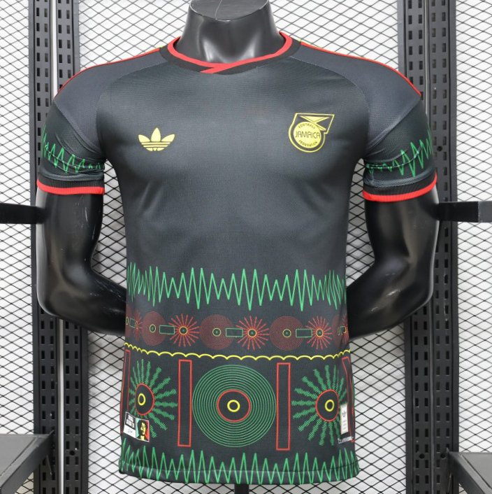 Player Version 2026 Jamaica Dark Grey Reggae Music Culture Special Edition Jersey