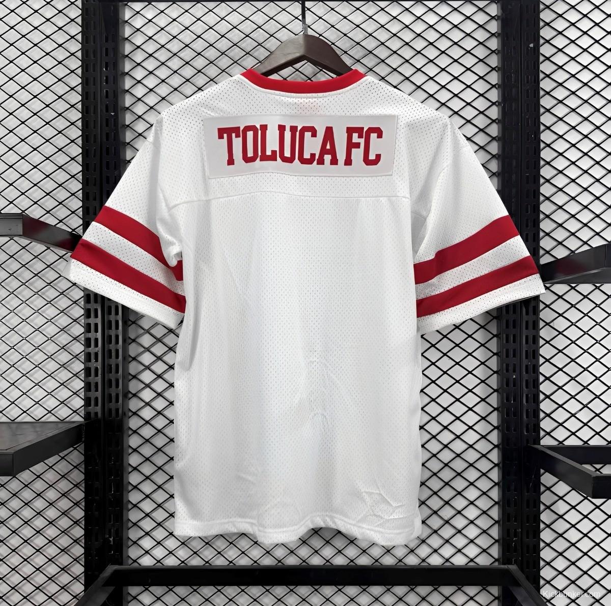 26/27 Toluca White Baseball Jersey