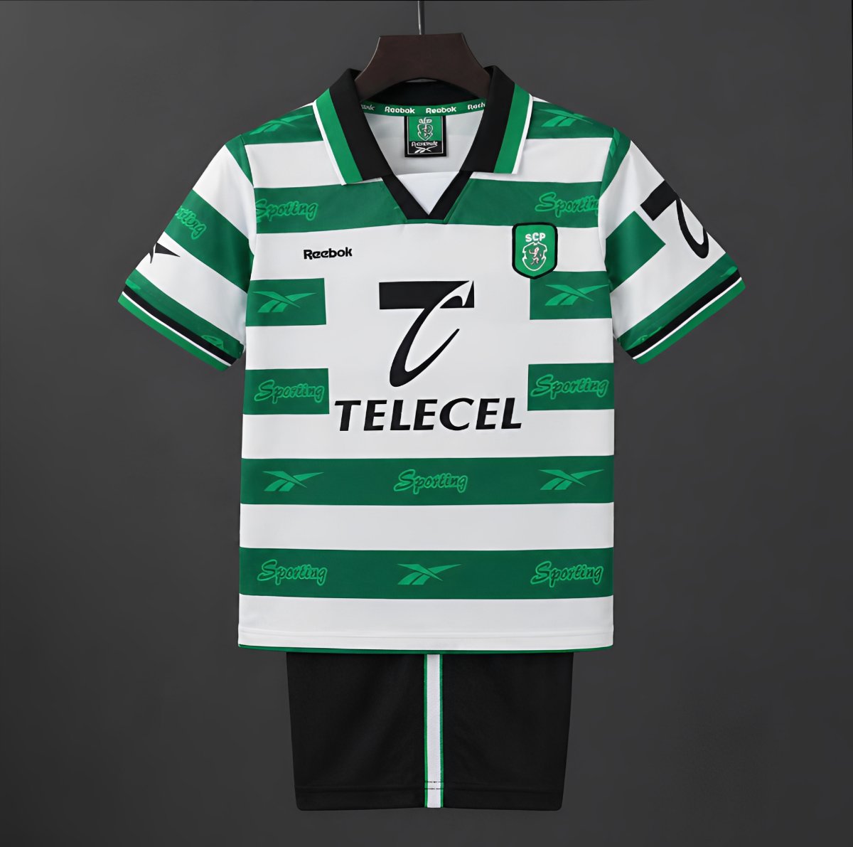 Retro 99/00 Kids Sporting Lisbon Home Jersey