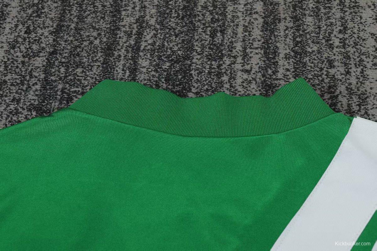 Retro 92/93 Kids Liverpool Away Green Jersey