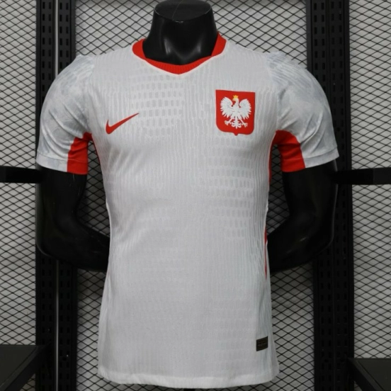 Player Version 2026 Poland Home White  Jersey