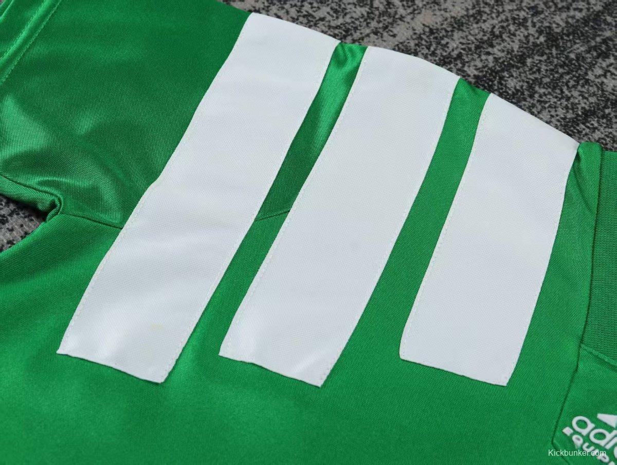 Retro 92/93 Kids Liverpool Away Green Jersey