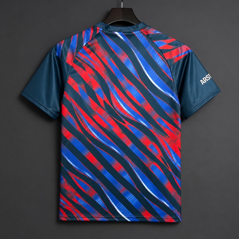 26/27 Arsenal Navy Blue Brushstroke Pattern Pre-match Jersey