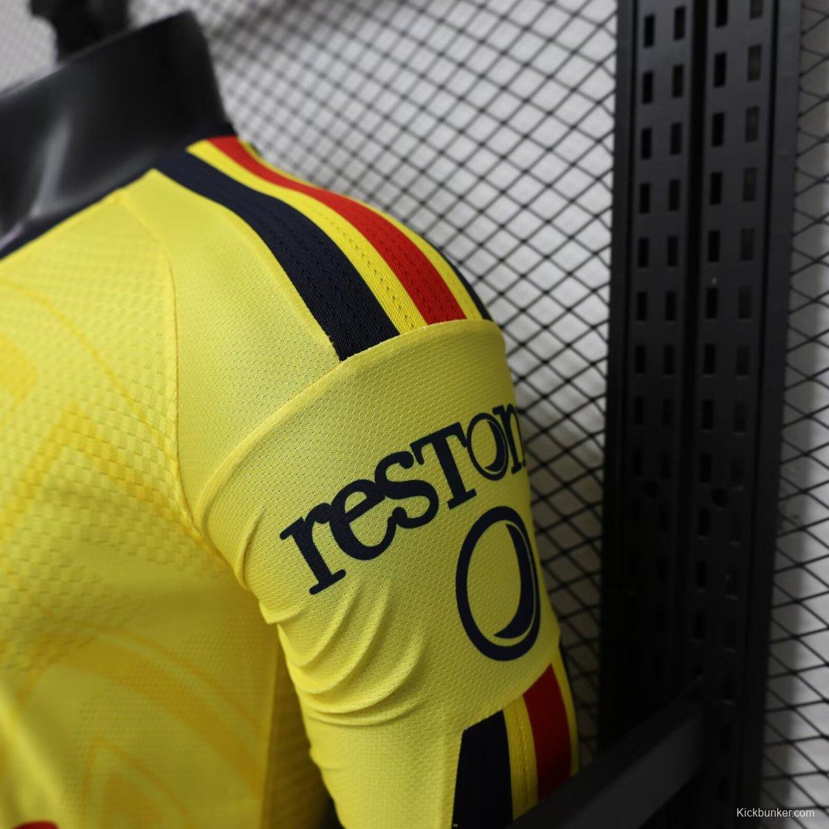 Player Version 26/27 Club America Home Long Sleeve Jersey