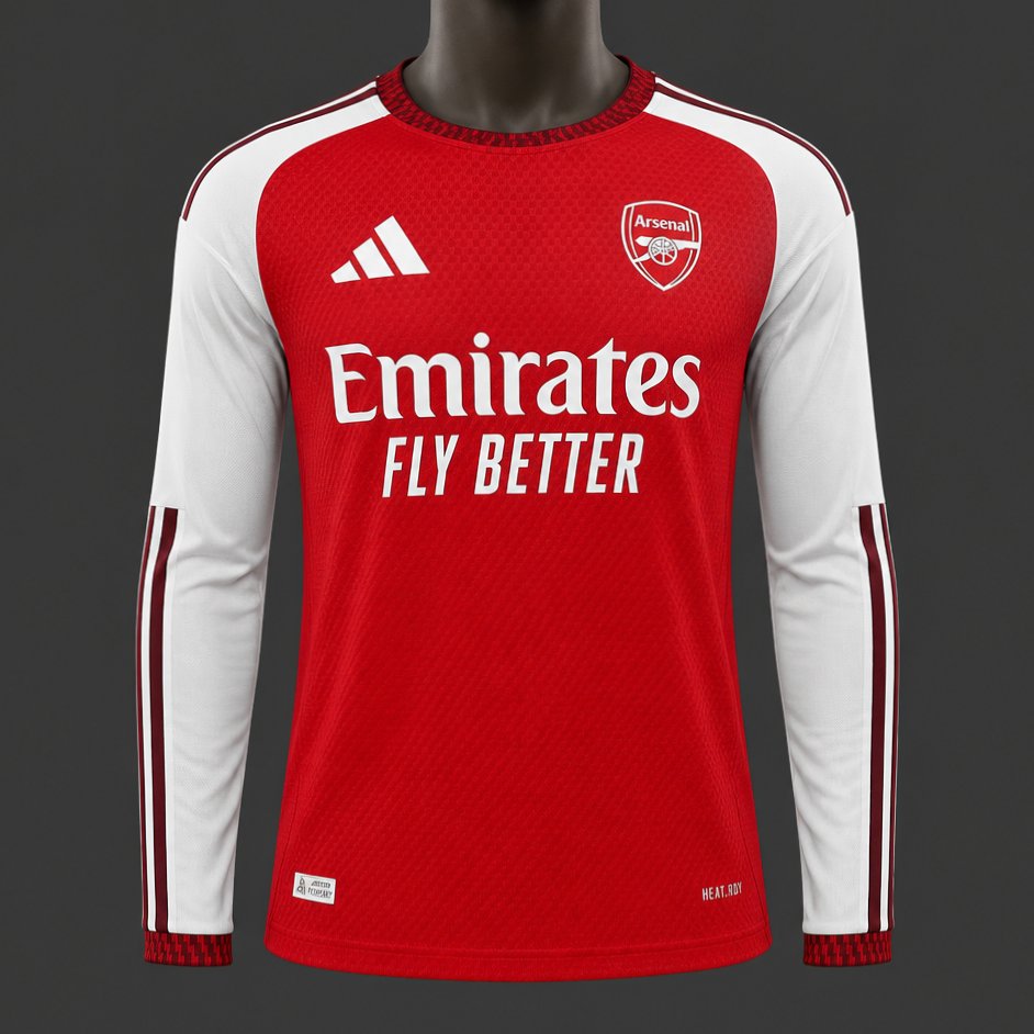 Player Version 26/27 Arsenal Home Long Sleeve Jersey