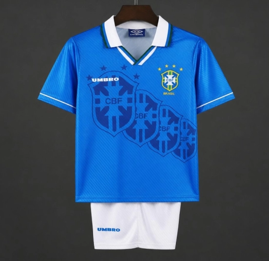 Retro 1996 Brazil Away Jersey