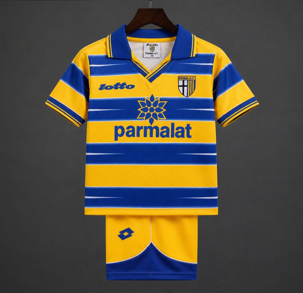 Retro Kids 98/99  Parma Home Jersey