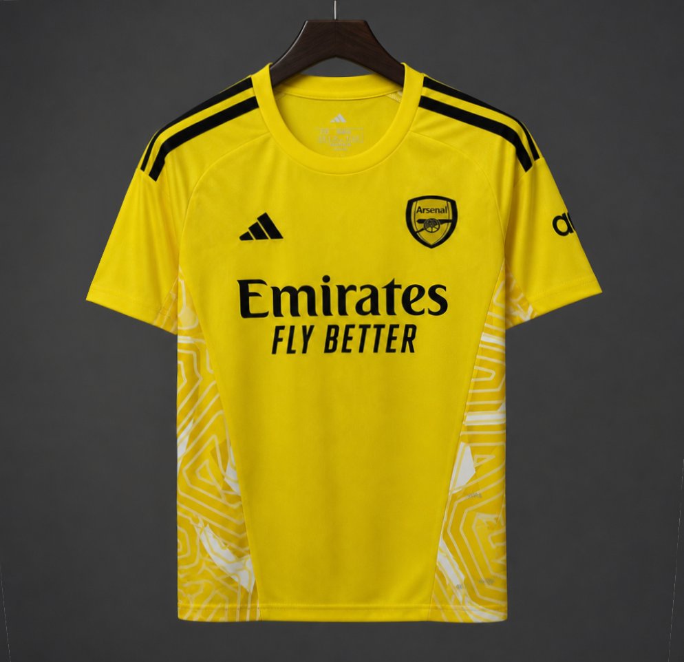 26/27 Arsenal Goalkeeper Yellow/White Jersey