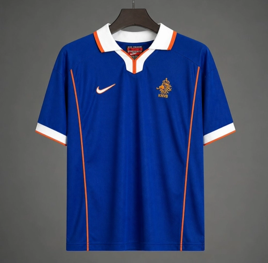 Retro 1998 Netherlands Away Jersey
