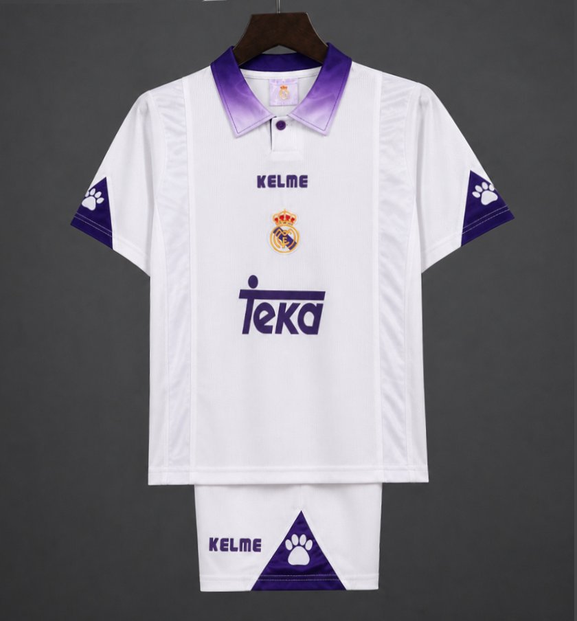 Retro Kids 97/98 Real Madrid Home Jersey