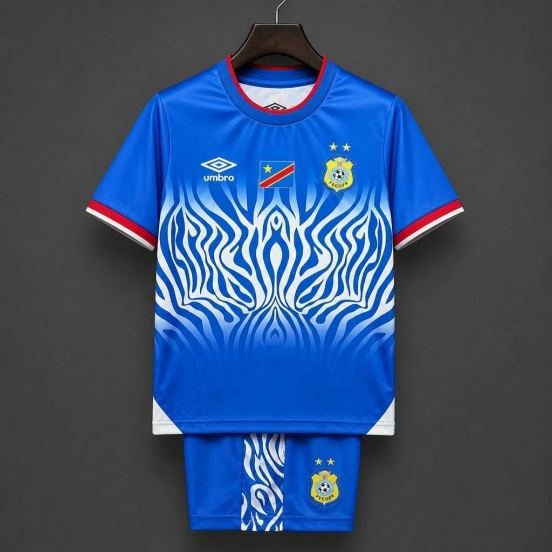 26/27 Kids Kits  DR Congo  Home  Jersey