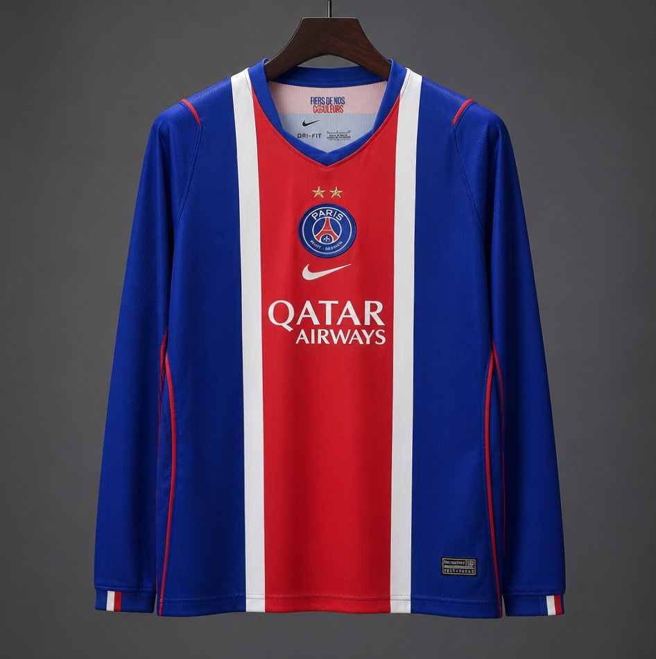 26/27 PSG Home Long Sleeve Jersey