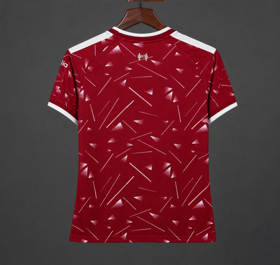 26/27 Womens Liverpool Red with Triangle Pattern Home Jersey