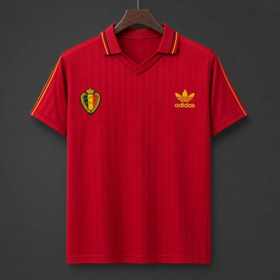 Retro 1990 Belgium Home Jersey