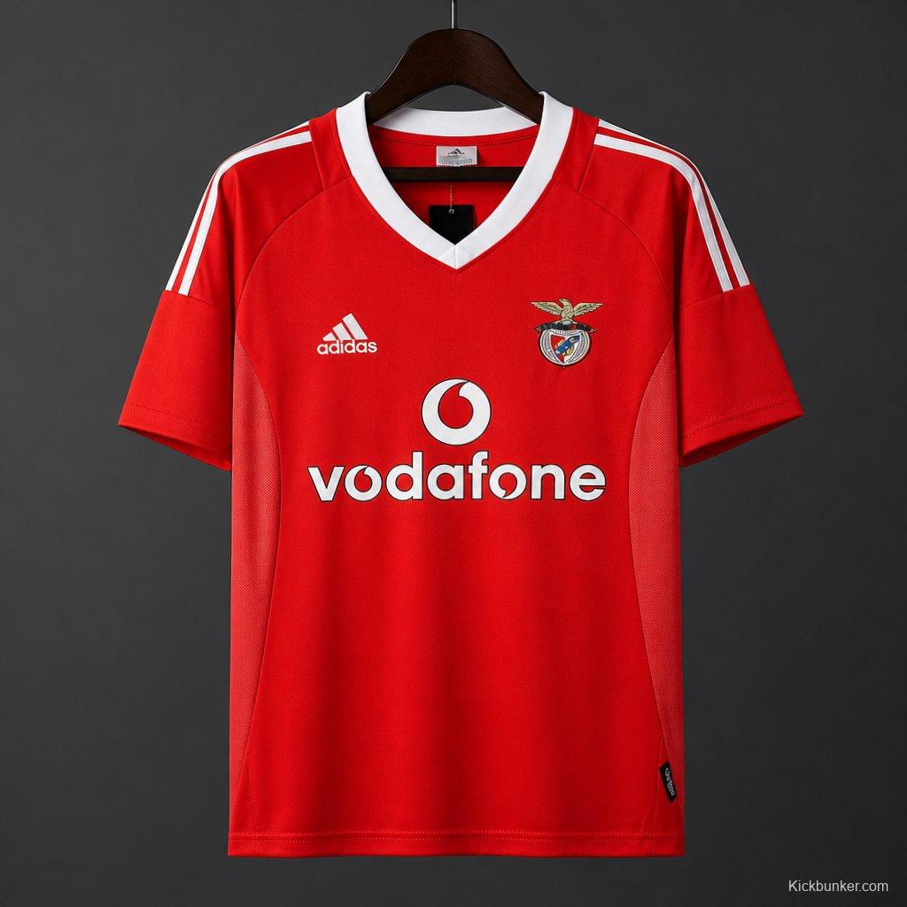 Retro 02/03 Benfica Home Jersey