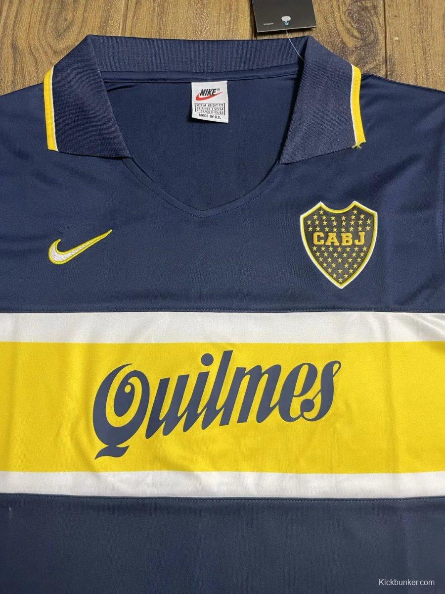 Retro 96/97 Boca Juniors Home Long Sleeve Jersey