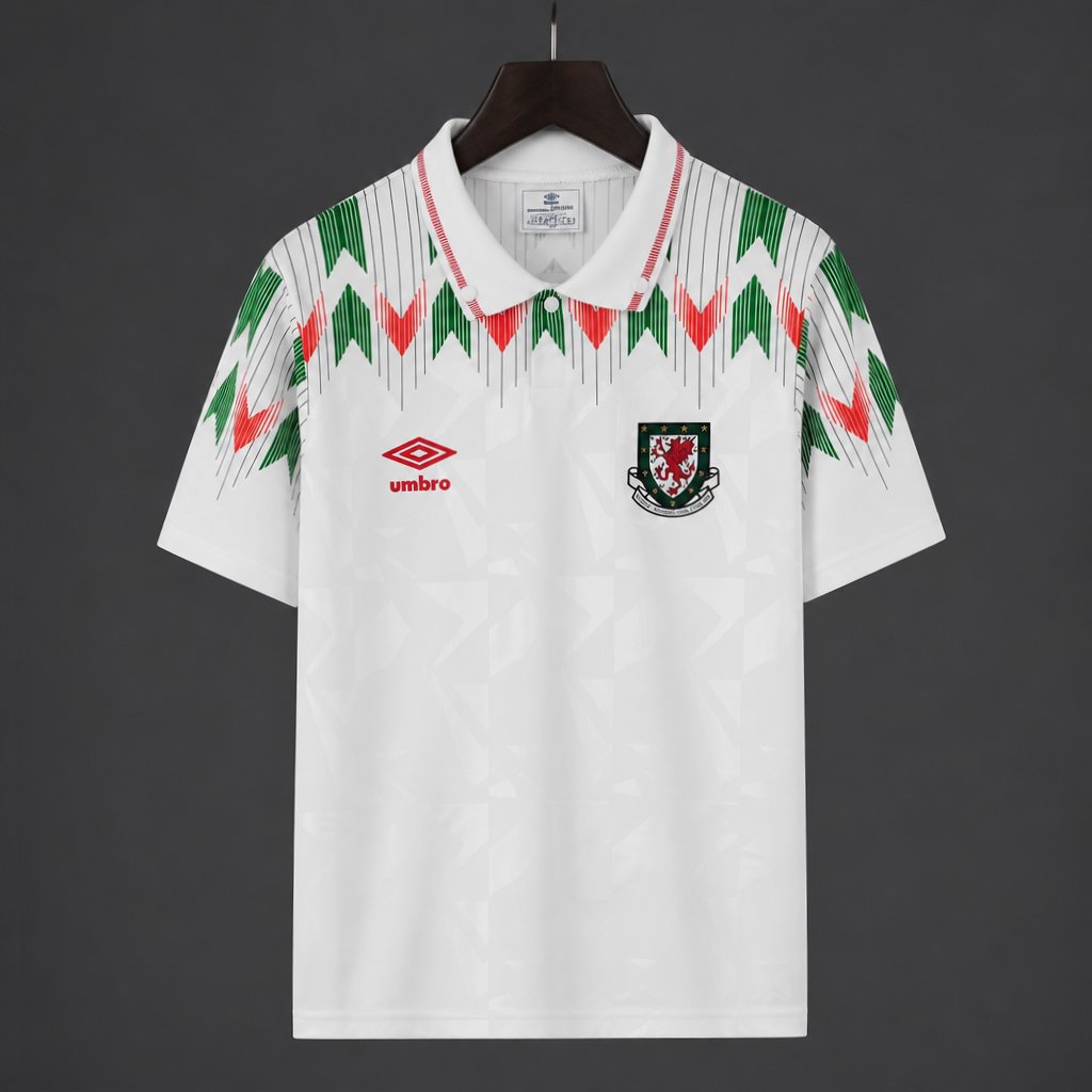 Retro Wales 90/92 away Soccer Jersey