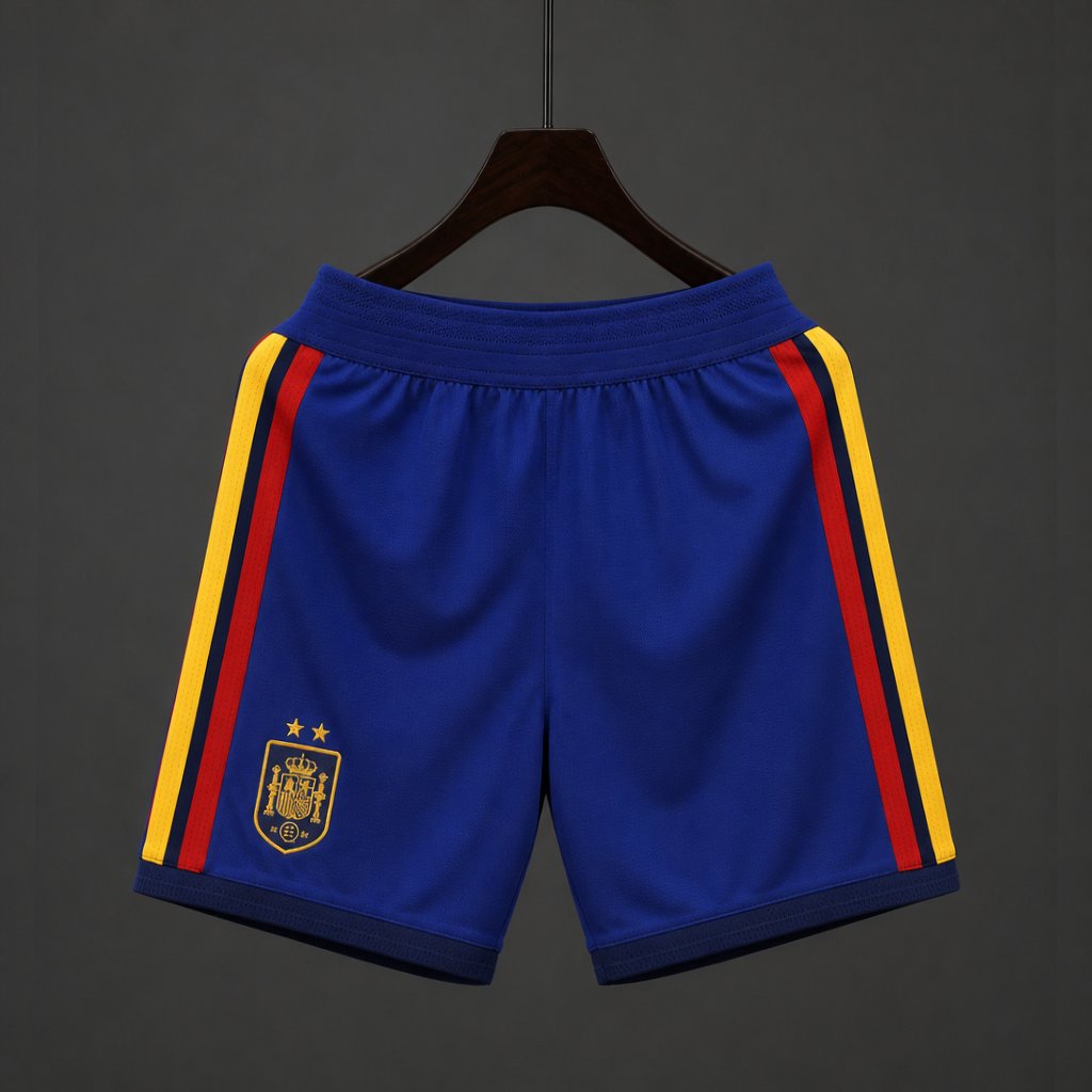 Player Version 26/27 Spain Home 2 Stars Blue Shorts