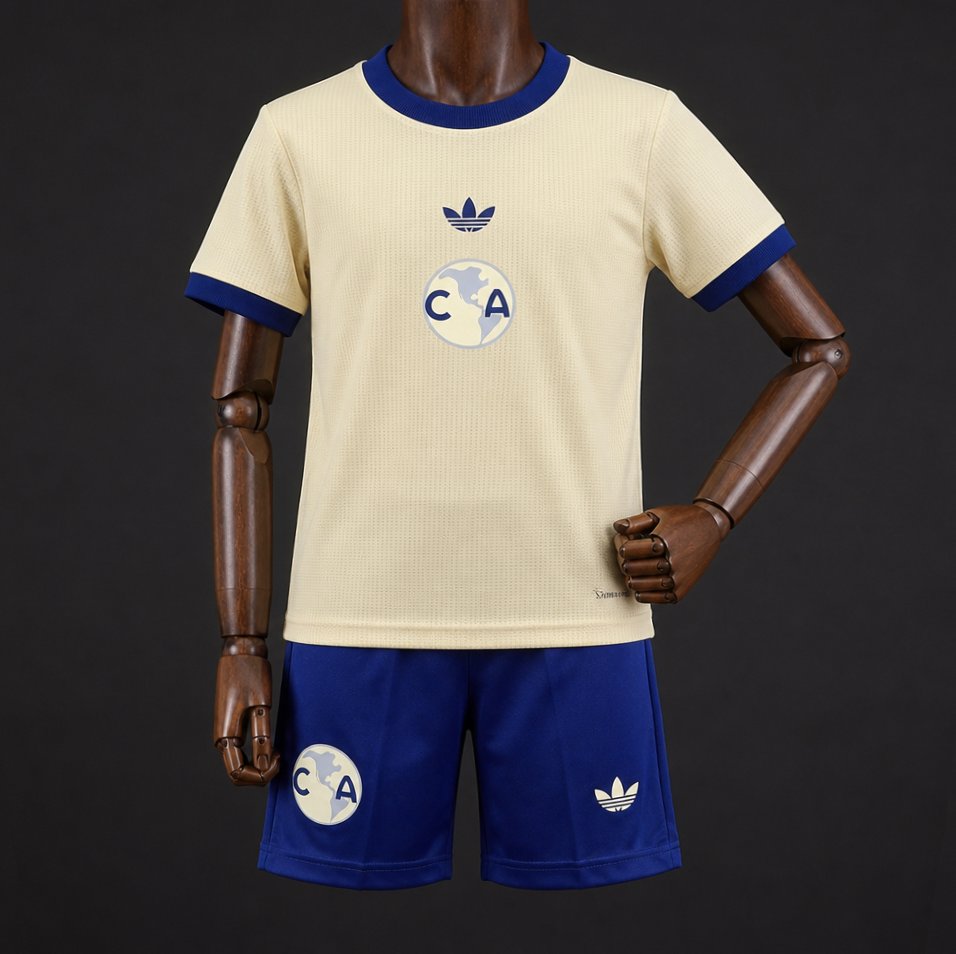 26/27 Kids Club America 110 Years Anniversary Yellow Jersey Kit